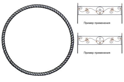 18. Кольцо витое Т15 350